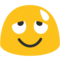 Relieved Face emoji on Google